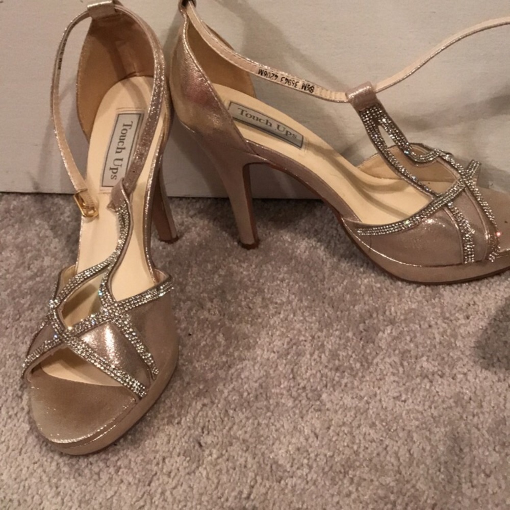 Rose gold heels